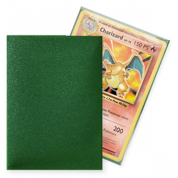 Standard - Matte Emerald (100 Bustine) - Dragon Shield Bustine Protettive