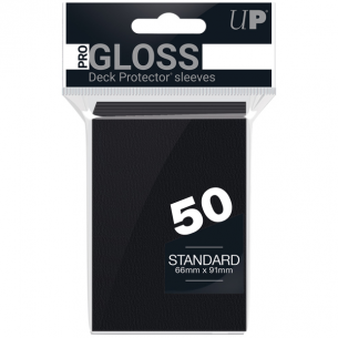 Standard - PRO-Gloss - Classic Black (50 Bustine) - Ultra Pro Bustine Protettive