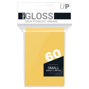 Small Japanese - PRO-Gloss - Classic Yellow (60 Bustine) - Ultra Pro Bustine Protettive