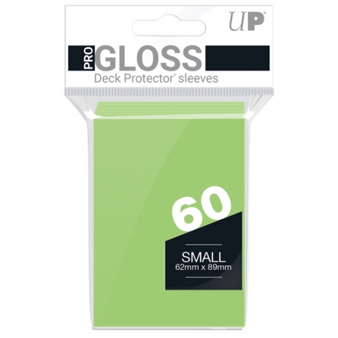 Small Japanese - PRO-Gloss - Classic Lime Green (60 Bustine) - Ultra Pro Bustine Protettive