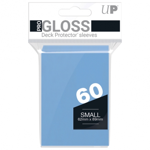 Small Japanese - PRO-Gloss - Classic Light Blue (60 Bustine) - Ultra Pro Bustine Protettive