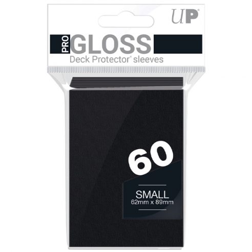 Small Japanese - PRO-Gloss - Classic Black (60 Bustine) - Ultra Pro Bustine Protettive