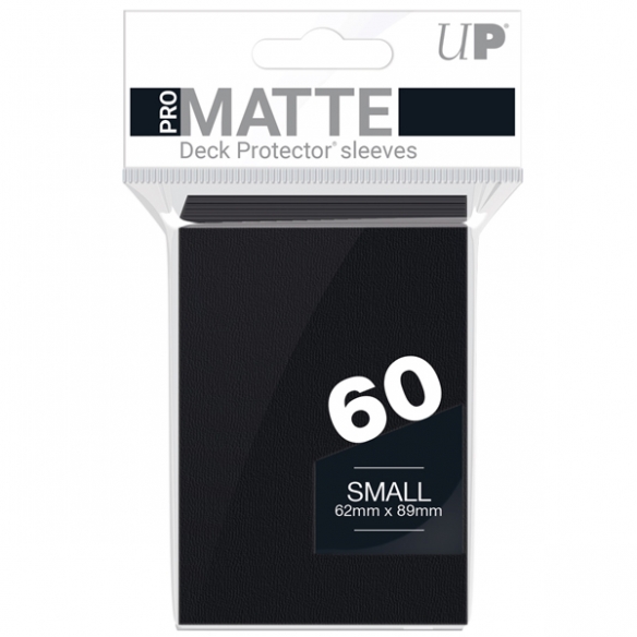Small Japanese - PRO-Matte - Matte Black (60 Bustine) - Ultra Pro Bustine Protettive