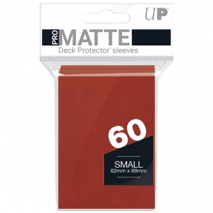 Small Japanese - PRO-Matte - Matte Red (60 Bustine) - Ultra Pro Bustine Protettive
