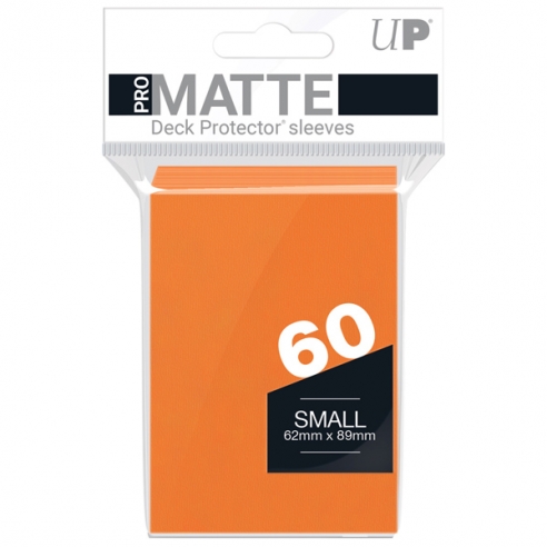 Small Japanese - PRO-Matte - Matte Orange (60 Bustine) - Ultra Pro Bustine Protettive