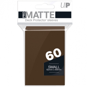 Small Japanese - PRO-Matte - Matte Brown (60 Bustine) - Ultra Pro Bustine Protettive