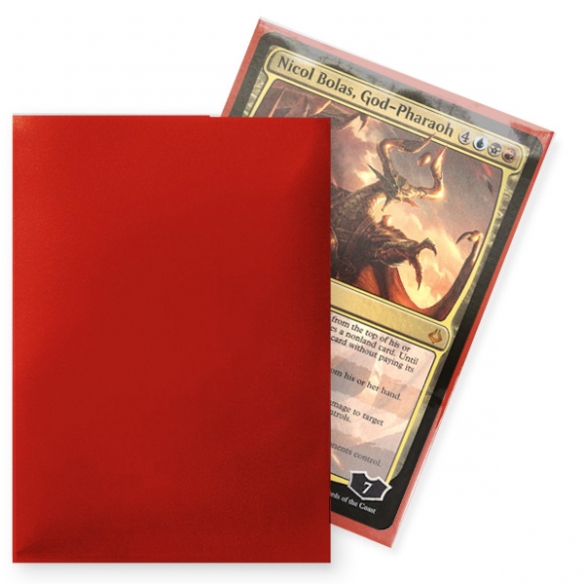 Standard - Classic Crimson (100 Bustine) - Dragon Shield Bustine Protettive