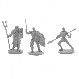 Dungeons & Dragons Collector's Series - Warforged Cleric, Fighter & Monk Miniature Dungeons & Dragons