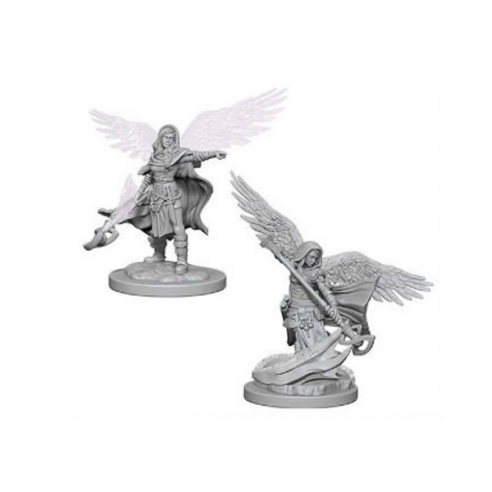 Nolzur's Marvelous Miniatures - Aasimar Female Wizard Miniature Dungeons & Dragons