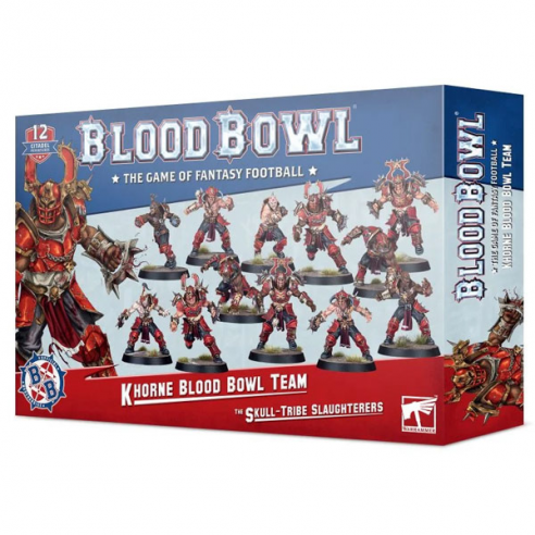 Blood Bowl - Khorne Team - The Skull-Tribe Slaughterers Team
