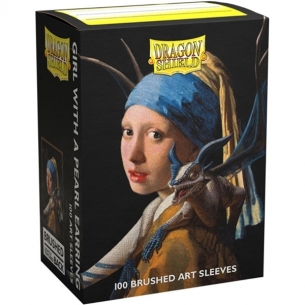 Standard - Brushed Art Girl with a Pearl Earring (100 Bustine) - Dragon Shield Bustine Protettive
