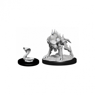 Nolzur's Marvelous Miniatures - Iron Cobra & Iron Defender Miniature Dungeons & Dragons