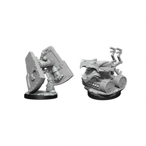 Nolzur's Marvelous Miniatures - Stone Defender & Oaken Bolter Miniature Dungeons & Dragons