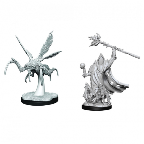 Critical Role Unpainted Miniatures - Core Spawn Emissary and Seer Miniature Dungeons & Dragons