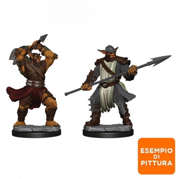 Critical Role Unpainted Miniatures - Bugbear Male Fighter Miniature Dungeons & Dragons