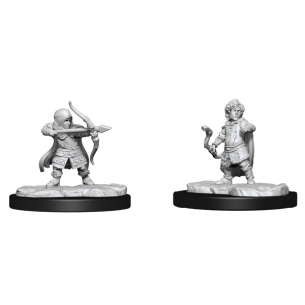 Critical Role Unpainted Miniatures - Halfling Male Lotusden Ranger Miniature Dungeons & Dragons