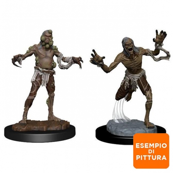 Critical Role Unpainted Miniatures - Husk Zombies Miniature Dungeons & Dragons