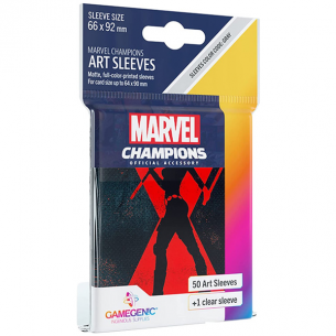 Standard - Marvel Champions Art Sleeves - Black Widow (50+1 Bustine) - Gamegenic Marvel Champions LCG