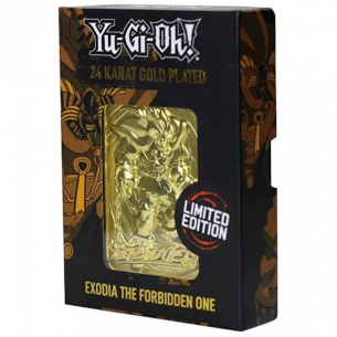 Yu-Gi-Oh! Carta 3D Placcata in Oro 24 Carati - Exodia il Proibito (Edizione Limitata) Altri Prodotti Yu-Gi-Oh!