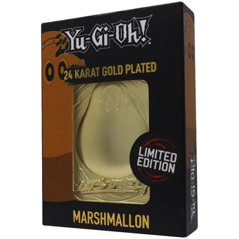 Yu-Gi-Oh! Carta 3D Placcata in Oro 24 Carati - Marshmallon (Edizione Limitata) Altri Prodotti Yu-Gi-Oh!