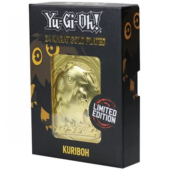 Yu-Gi-Oh! Carta 3D Placcata in Oro 24 Carati - Kuriboh (Edizione Limitata) Altri Prodotti Yu-Gi-Oh!
