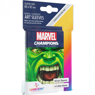 Standard - Marvel Champions Art Sleeves - Hulk (50+1 Bustine) - Gamegenic Marvel Champions LCG