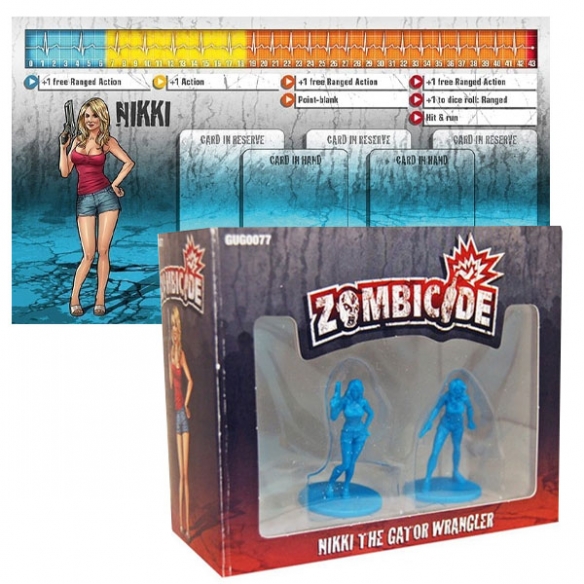 Zombicide - Nikki the Gator Wrangler (Espansione) (ENG) Giochi per Esperti
