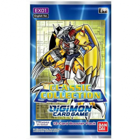 Classic Collection EX-01 - Busta da 12 Carte (ENG) Digimon Card Game