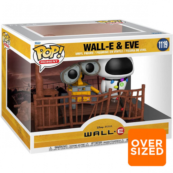 Funko Pop Moment 1119 - Wall-E & Eve - Wall-E (Oversized) POP! Funko Pop Moment 1119 - Wall-E & Eve - Wall-E (Oversized) POP!