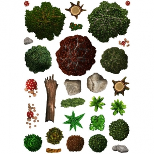 Add-On Scenery - Wilderness Accessori Dungeons & Dragons 2