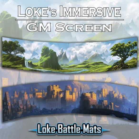 Loke's Immersive GM Screen - Schermo del Master Accessori Dungeons & Dragons