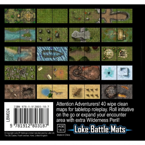 Little Book of Battle Mats - Wilderness Edition Accessori Dungeons & Dragons