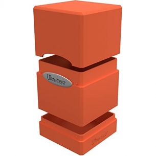 Satin Tower - Pumpkin Orange - Ultra Pro Deck Box 2