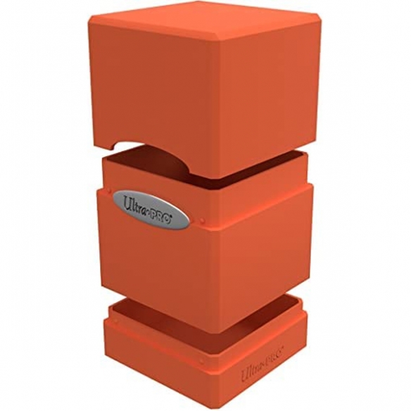 Satin Tower - Pumpkin Orange - Ultra Pro Deck Box