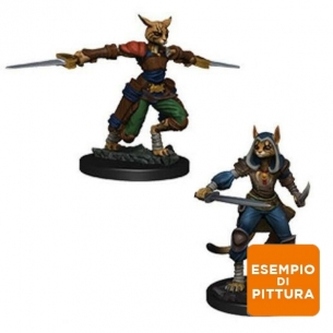 Nolzur's Marvelous Miniatures - Tabaxi Female Rogue Miniature Dungeons & Dragons 2