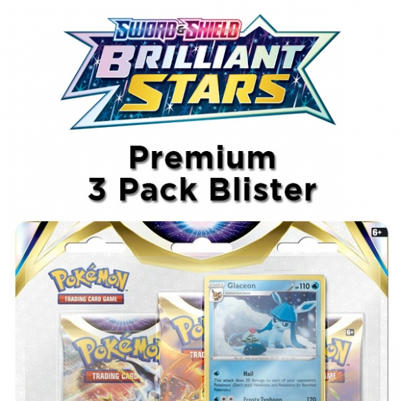 Astri Lucenti / Brilliant Stars - 3 Pack Blister Glaceon (ENG) Collezioni