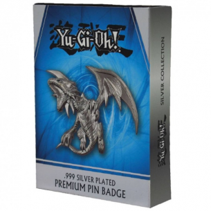 Yu-Gi-Oh! - Premium Pin Badge - Blue Eyes White Dragon - Silver Plated Altri Prodotti Yu-Gi-Oh!