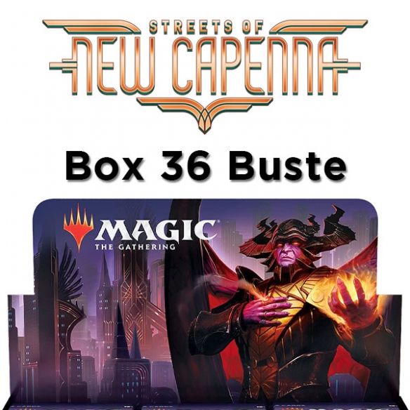 Streets of New Capenna - Draft Booster Display da 36 Buste (ENG) Box di Espansione Magic: The Gathering