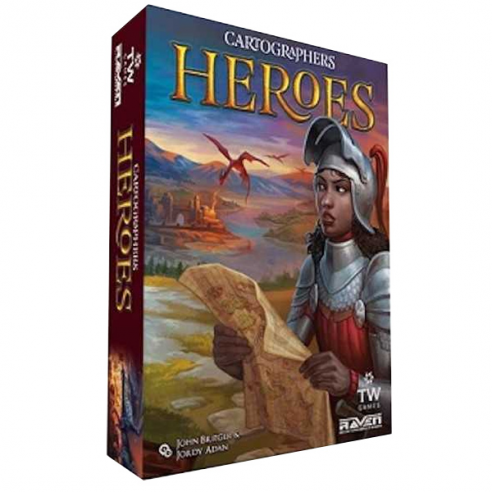 Cartographers Heroes + Mini Espansione Abilità 2 (ITA) Giochi Semplici e Family Games