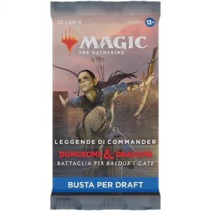 Leggende di Commander: Battaglia per Baldur's Gate - Draft Booster da 20 Carte (ITA) Bustine Singole Magic: The Gathering