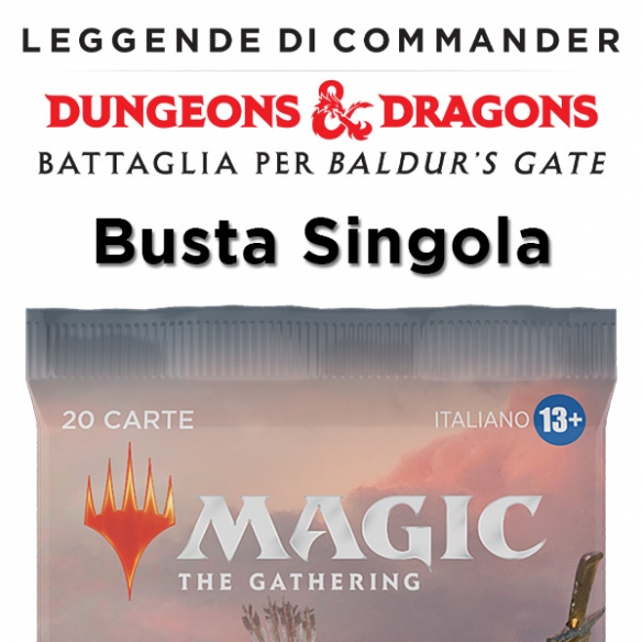 Leggende di Commander: Battaglia per Baldur's Gate - Draft Booster da 20 Carte (ITA) Bustine Singole Magic: The Gathering