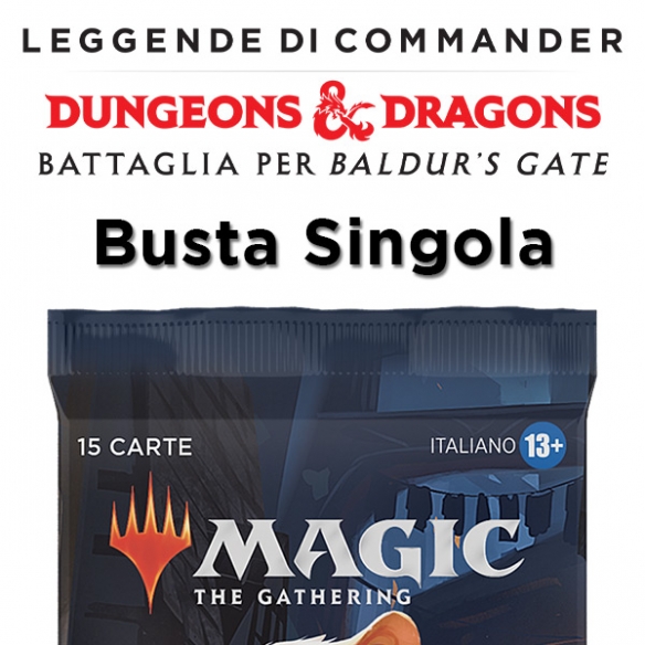 Leggende di Commander: Battaglia per Baldur's Gate - Set Booster da 15 Carte (ITA) Bustine Singole Magic: The Gathering