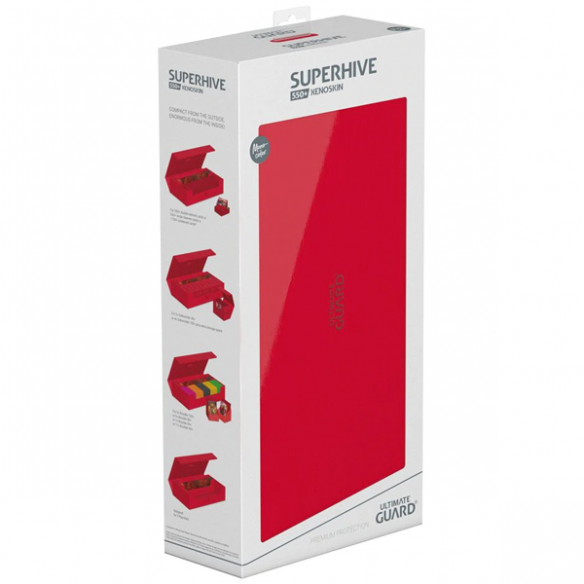 Superhive 550+ - Rosso - Ultimate Guard Deck Box