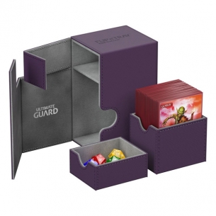 Flip 'n' Tray 80+ - Deck Case Viola - Ultimate Guard Deck Box 2