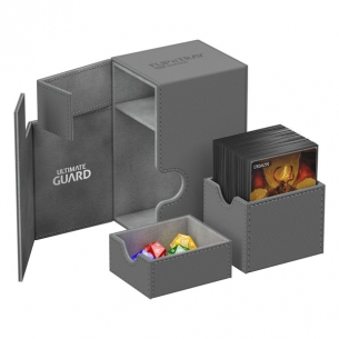 Flip 'n' Tray 80+ - Deck Case Grigio - Ultimate Guard Deck Box 2