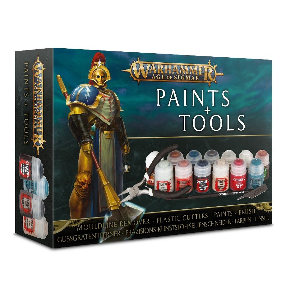 Citadel Paint Set - Warhammer Age Of Sigmar Paints & Tools - Fantàsia