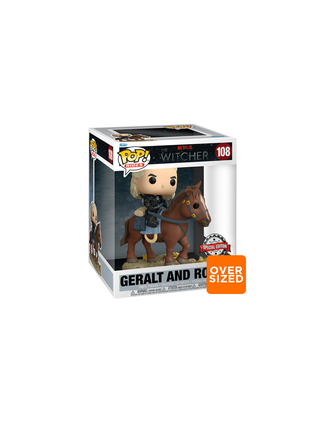 Funko Pop Geralt And Roach The Witcher Special Edition 108