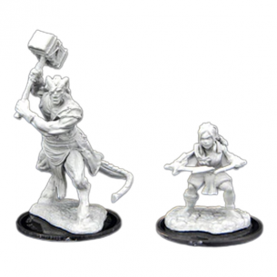 Critical Role Unpainted Miniatures - Clasp Cutthroat & Enforcer
