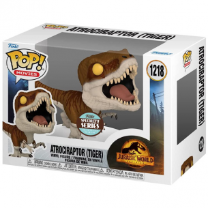 Funko Pop Movies 1218 - Atrociraptor (Tiger) - Jurassic World (Specialty Series)