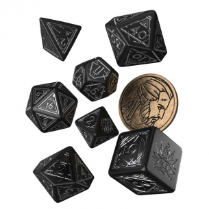 Q Workshop - Set 7 Dadi The Witcher Geralt - Silver Sword 2